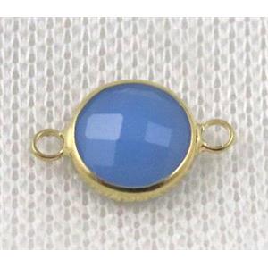 Chinese crystal glass connector Button, approx 10mm dia [GSICC437-10MM]