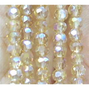 chinese crystal bead, faceted round, approx 4mm dia, 100pcs per st [GSICC457]