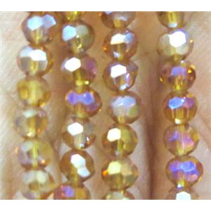 chinese crystal bead, faceted round, approx 4mm dia, 100pcs per st [GSICC458]