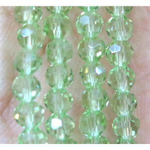 chinese crystal bead, faceted round, approx 4mm dia, 100pcs per st [GSICC459]