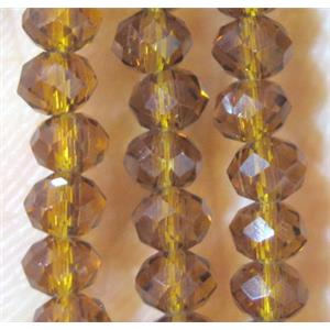 chinese crystal bead, faceted rondelle, approx 3x4mm, 150 pcs per st [GSICC471-4MM]