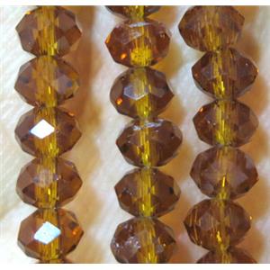 chinese crystal bead, faceted rondelle, approx 6x8mm, 72 pcs per st [GSICC475-8MM]