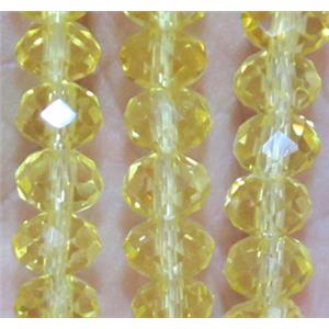 chinese crystal bead, faceted rondelle, approx 3x4mm, 150 pcs per st [GSICC478-4MM]