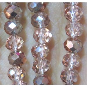chinese crystal bead, faceted rondelle, approx 6x8mm, 72 pcs per st [GSICC490-8MM]