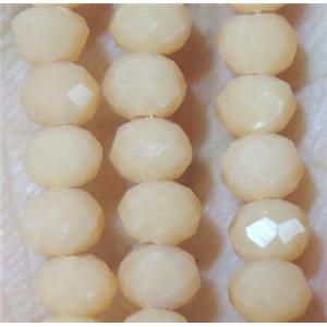 chinese crystal bead, faceted rondelle, approx 6x8mm, 72 pcs per st [GSICC493-8MM]