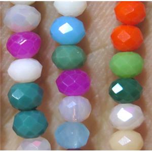chinese crystal bead, faceted rondelle, approx 3x4mm, 150 pcs per st [GSICC498-4MM]
