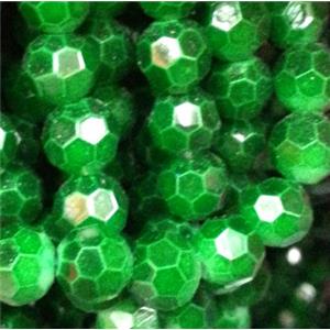 chinese crystal glass bead, faceted round, approx 6mm dia, 100pcs per st [GSICC531]