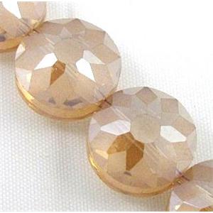 cut glass crystal bead, UFO, 14mm dia [GSICC55-14MM]