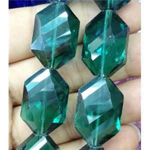 Chinese crystal bead, faceted, approx 18x25mm, 15pcs per st [GSICC623]