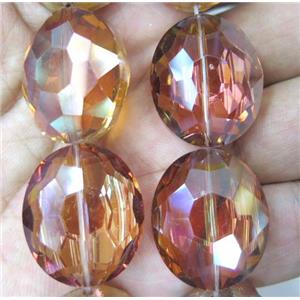 Chinese Crystal Beads, faceted oval, approx 13-23mm, 15pcs per st [GSICC652]