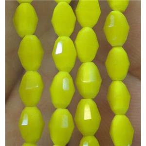 Chinese Crystal Beads, faceted oval, approx 3x5mm. 100pcs per st [GSICC670-3X5MM]
