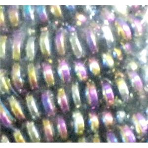 Hematite bead, no-Magnetic, colorful plated, 12mm dia [HBOS024-12MM]