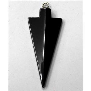 Hematite arrowhead pendant, approx 18x39mm [HBOS147]