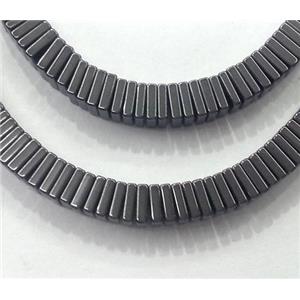 black Hematite square beads, approx 4x4x1mm [HBOS157-4MM]