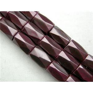 Hematite Magnetic Facet Tube Beads, 5x8mm, 50 beads per st. [HBFT5X8-C022]