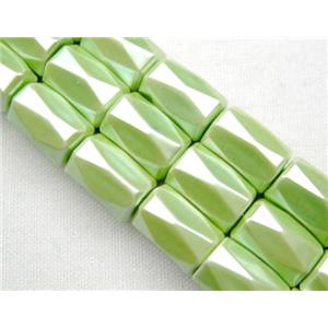 Hematite Magnetic Facet Tube Beads, 5x8mm, 50 beads per st. [HBFT5X8-C024]