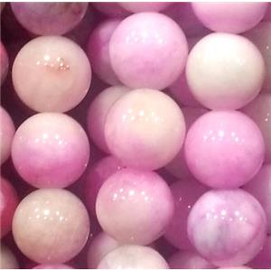 Jade beads, Round, colorful, 6mm dia, approx 66pcs per st [JADEST22-6MM]