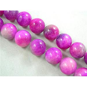 purple Jade Beads, round, 8mm dia, 50pcs per st [JADESTMIX06-8MM]