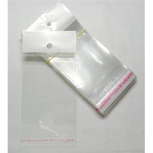 Clear Self Adhesive Seal Plastic Jewelry Bags, 10x15cm [JBAGPS007-10X15]