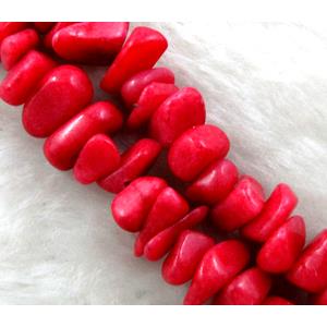 Erose jade bead, Dye chips, stabile, approx 4-12mm, 36 inch length [JDER07]