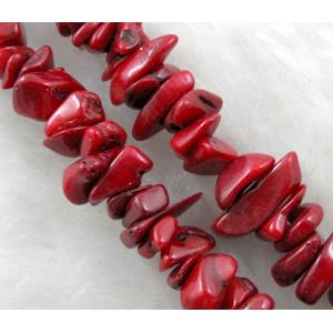 Erose jade bead, Dye chips, stabile, approx 4-12mm, 36 inch length [JDER10]