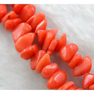 Erose jade bead, Dye chips, stabile, approx 4-12mm, 36 inch length [JDER14]