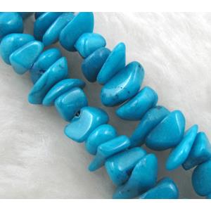 Erose jade bead, Dye chips, stabile, approx 4-12mm, 36 inch length [JDER17]
