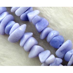 Erose jade bead, Dye chips, stabile, approx 4-12mm, 36 inch length [JDER23]