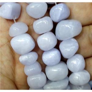 jade beads, freeform chips, stabile, approx 6-10mm, 28 inches length [JDER59]