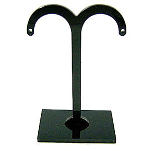 Black Jewelry Earring Display Carrier, 1set(3pcs):5.4x8cm; 5.4x10cm; 5.4x12cm [JDIS01]