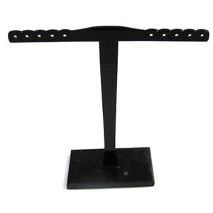 Black Jewelry Earring Display Carrier, 1set(3pcs):9.5x8.5cm, 9.5x10cm, 9.5x11.5cm [JDIS13]