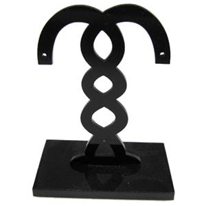Black Jewelry Earring Display Carrier, 1set(3pcs): 4x6cm, 5x7cm, 6x8cm [JDIS19]