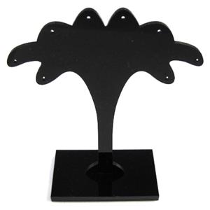 Black Jewelry Earring Display Carrier, 1set(3pcs): 7.5x8.5cm, 7.5x10.5cm, 7.5x12.5cm [JDIS26]