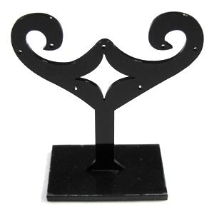 Black Jewelry Earring Display Carrier, 1set(3pcs): 6x7.5cm, 6x9.5cm, 6x11.5cm [JDIS27]