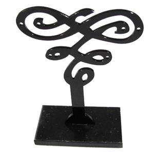 Black Jewelry Earring Display Carrier, 1set(3pcs): 6x7.5cm, 6x9.5cm, 6x11cm [JDIS34]