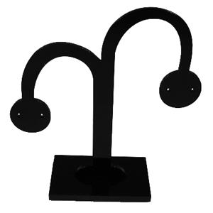 Black Jewelry Earring Display Carrier, 1set(3pcs): 8x8.5cm, 8x11cm, 8x13cm [JDIS37]