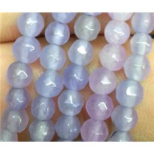 jade beads, faceted round, approx 4mm dia, 15.5 inches [JDOT045]