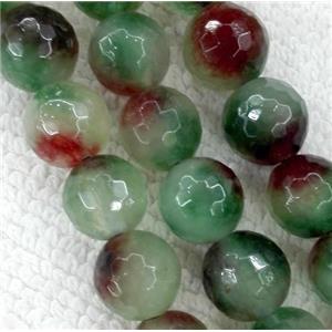 Jade beads, stabile, faceted round, approx 10mm dia [JDRD238-10MM]