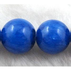Round Jade gemstone, dye, stabile, 8mm dia, 48pcs per st [JDRD330-8MM]