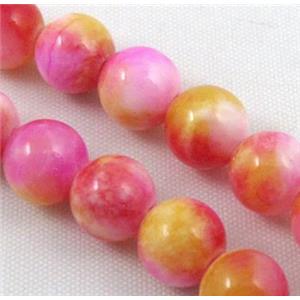Persia jade bead, round, stabile, 8mm dia, approx 49pcs per st [JDRD351-8MM]