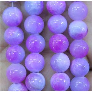Persia jade bead, round, stabile, lavender, 12mm dia, approx 32pcs per st [JDRD352-12MM]
