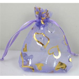 Organza bag, lavender, 13x18cm [JPB09-13X18CM]