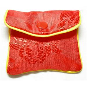 Handmade Fabric Jewelry Pouch, 7.4cm x 6cm [JPOUCH002]