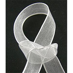 Organza Cord, white, 7mm wide [JTORG01C01-7MM]