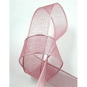 Organza Ribbon Cord, lt.purple, 9mm wide [JTORG01C091-9MM]