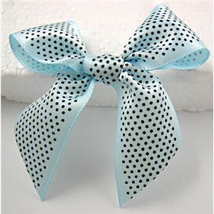 bowknot, Ribbon butterfly flower, Aqua, 65x60mm [JTRFP01C05]