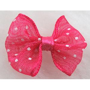 bowknot, Organza butterfly flower, 22x25mm [JTRFP04C01]