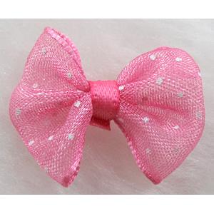 bowknot, Organza butterfly flower, 22x25mm [JTRFP04C02]