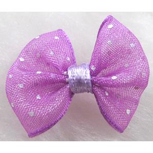 bowknot, Organza butterfly flower, lavender, 22x25mm [JTRFP04C04]