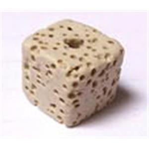 Lava bead, Cube, 8x8x9mm, 43pcs per st [LAC01C17-8X8X9MM]